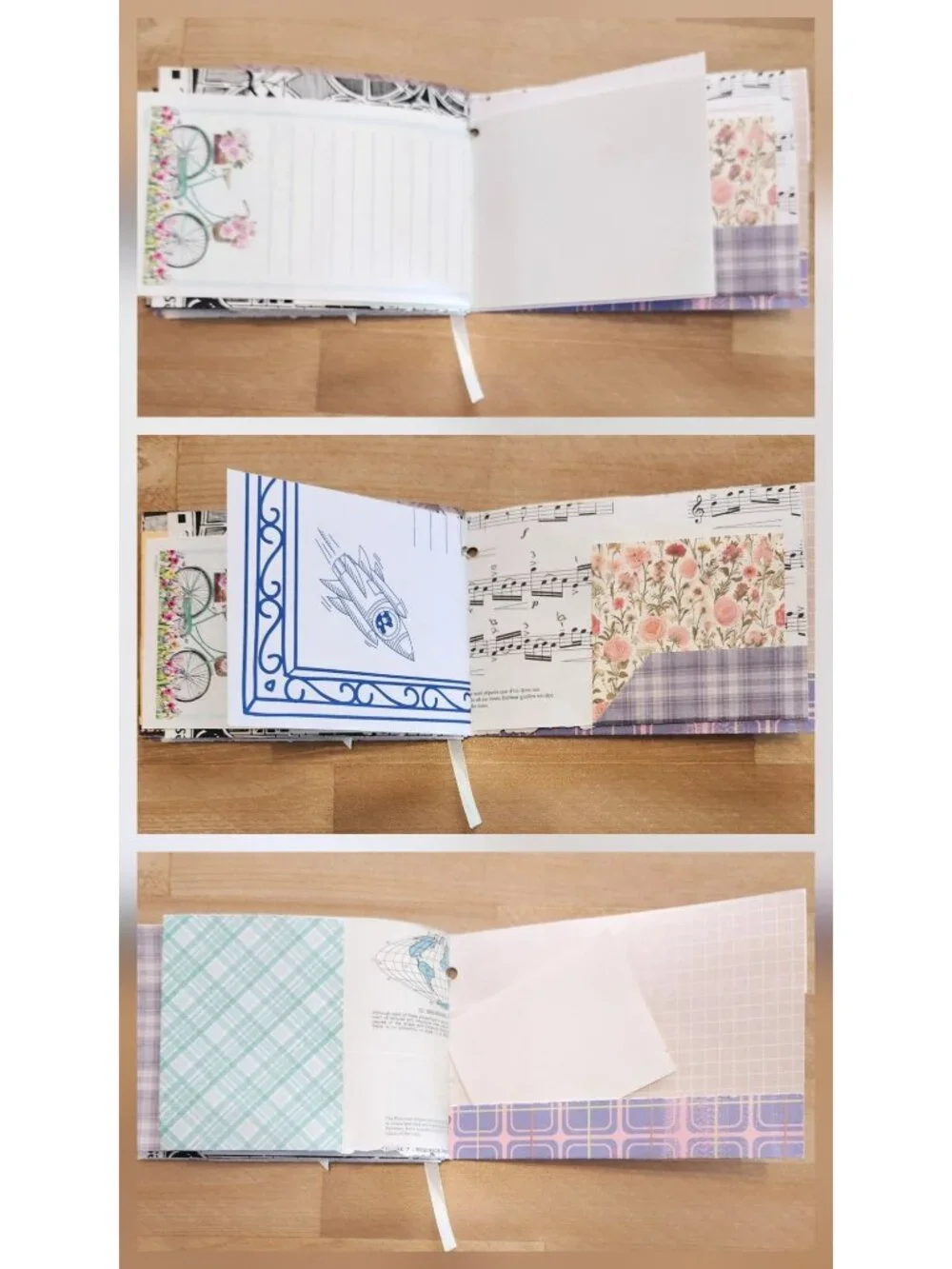 Colorful Handmade Junk Journal 60 pages